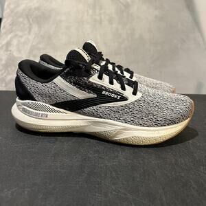 Brooks Adrenaline GTS 24 Running Shoes Womens 8 Black Gray DNA Loft v2